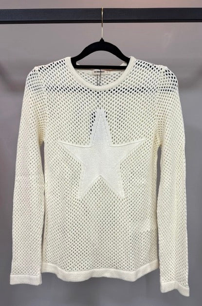 Tricot Tela Star White