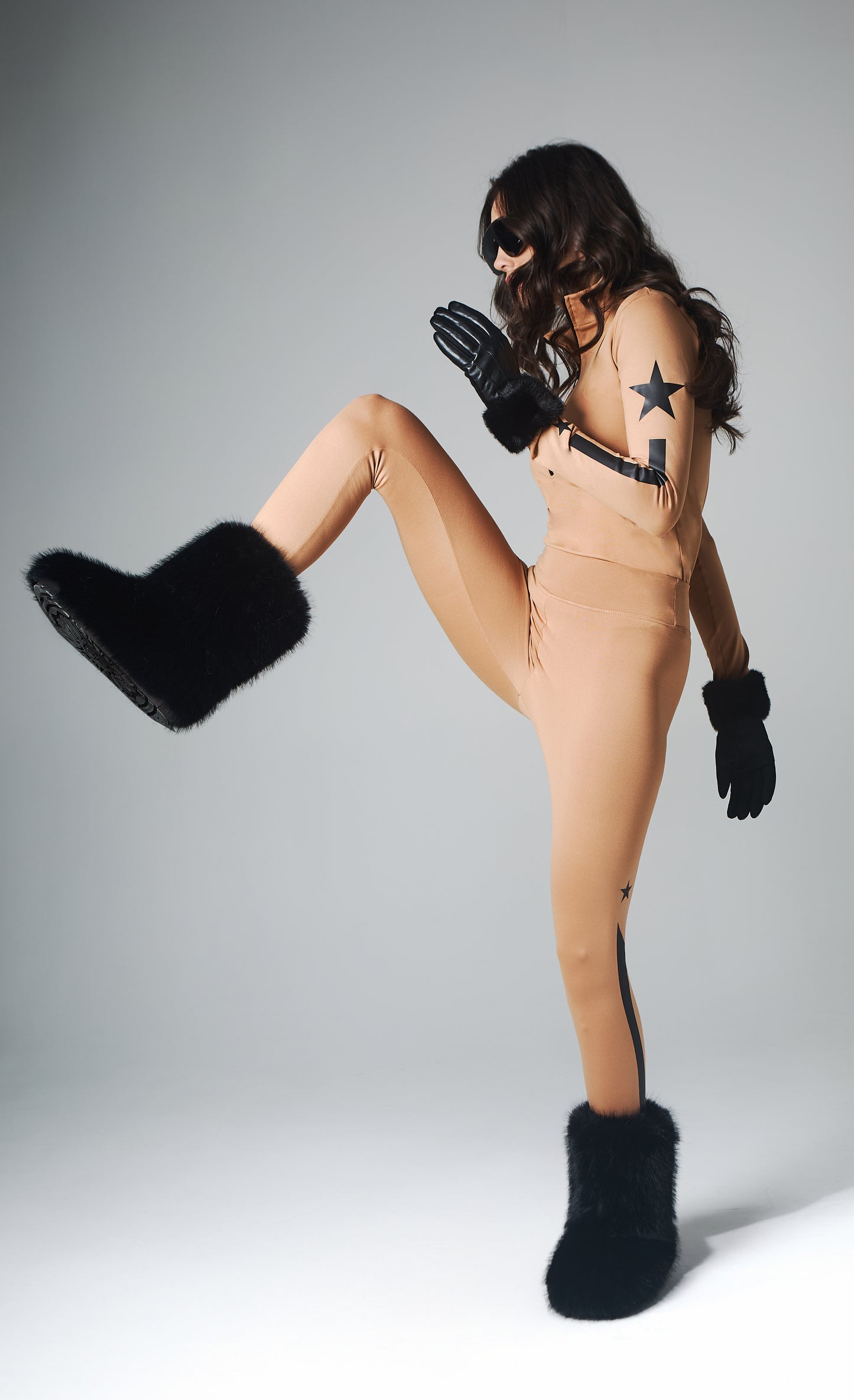 Blusa Térmica Ski Lovers Fendi Gold