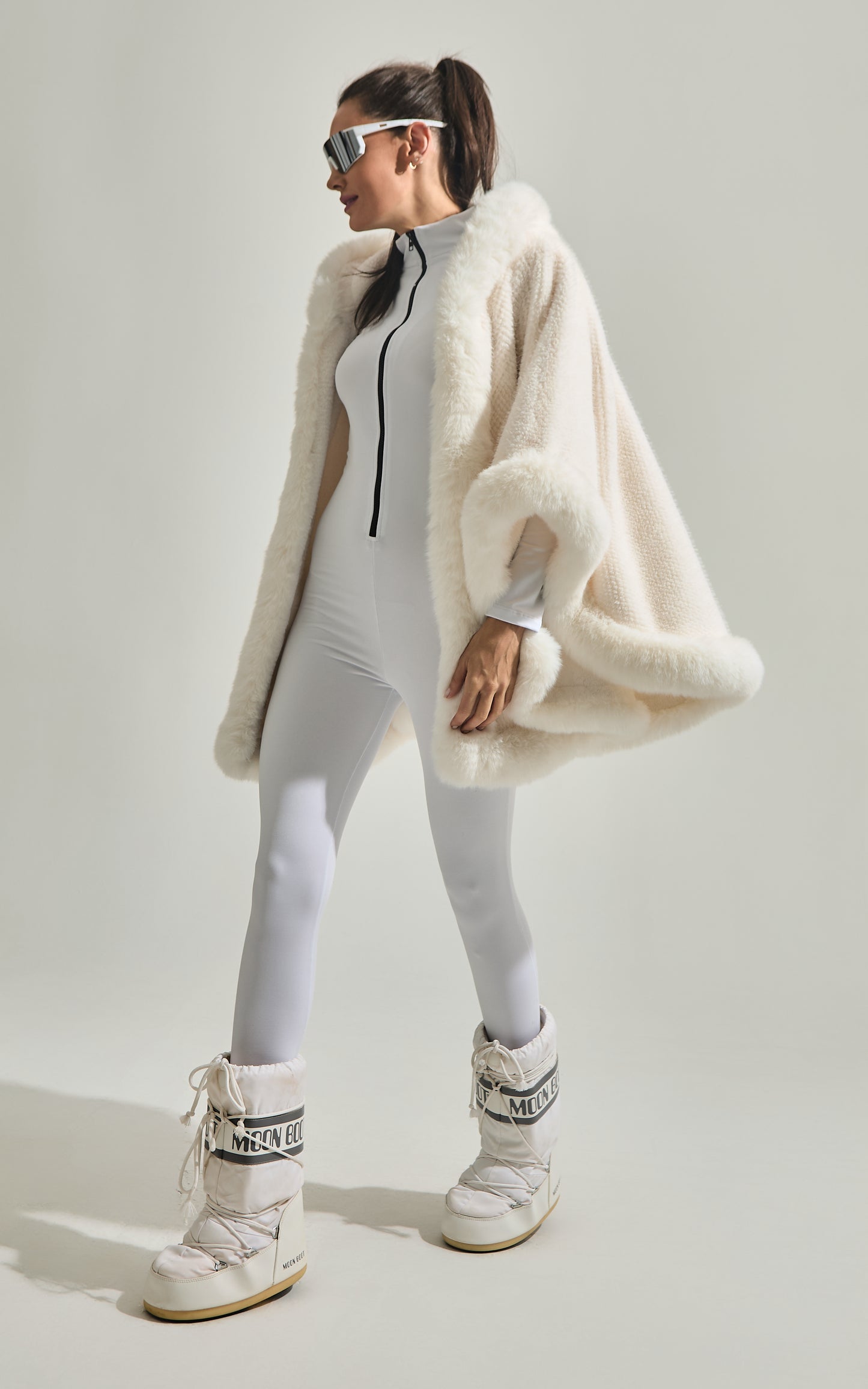 Poncho St Moritz Camel