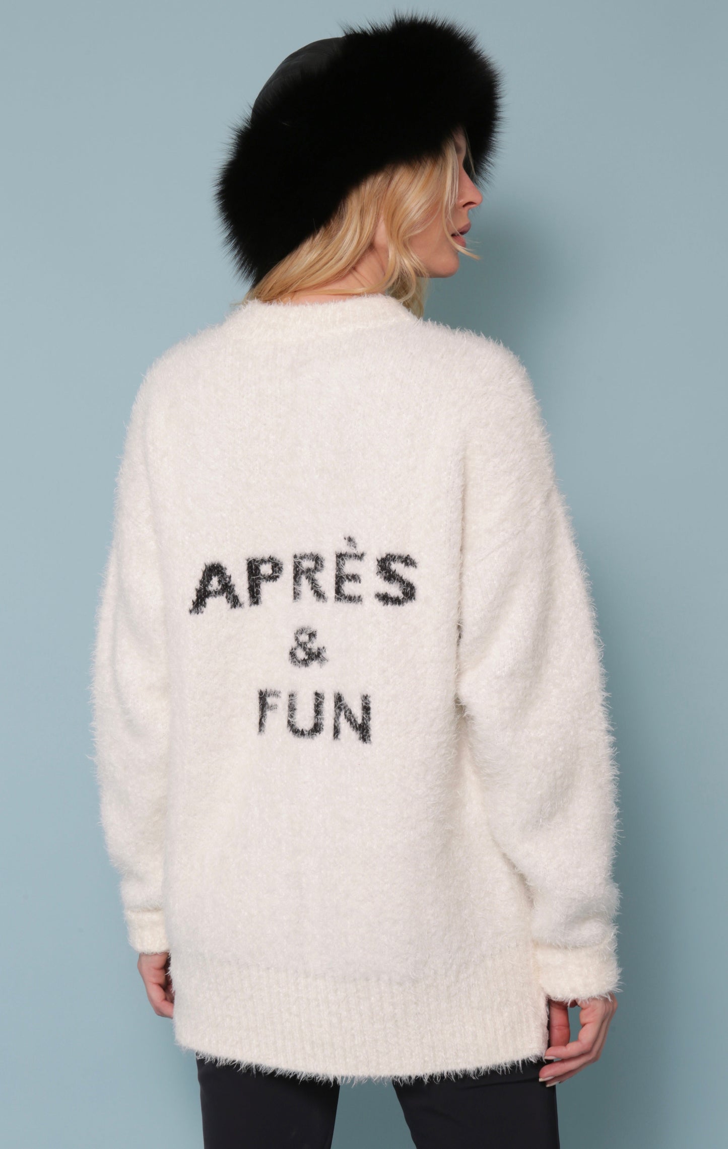 Tricot Rock & Ski Après & Fun Off White