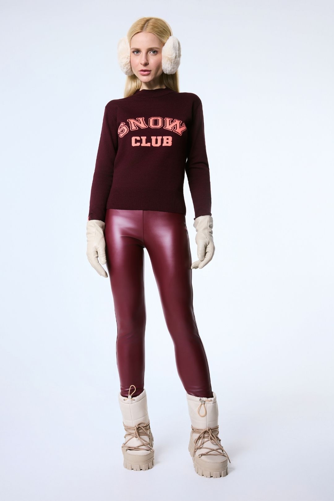 Calça couro Vail