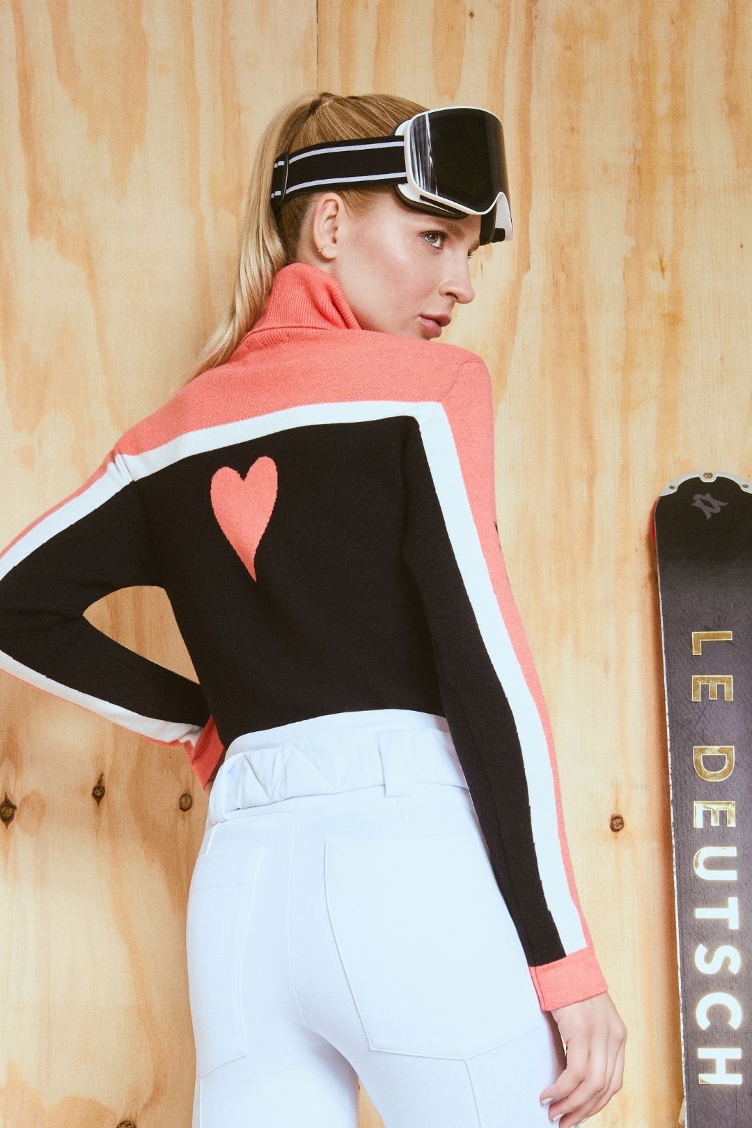 Tricot Ski Heart