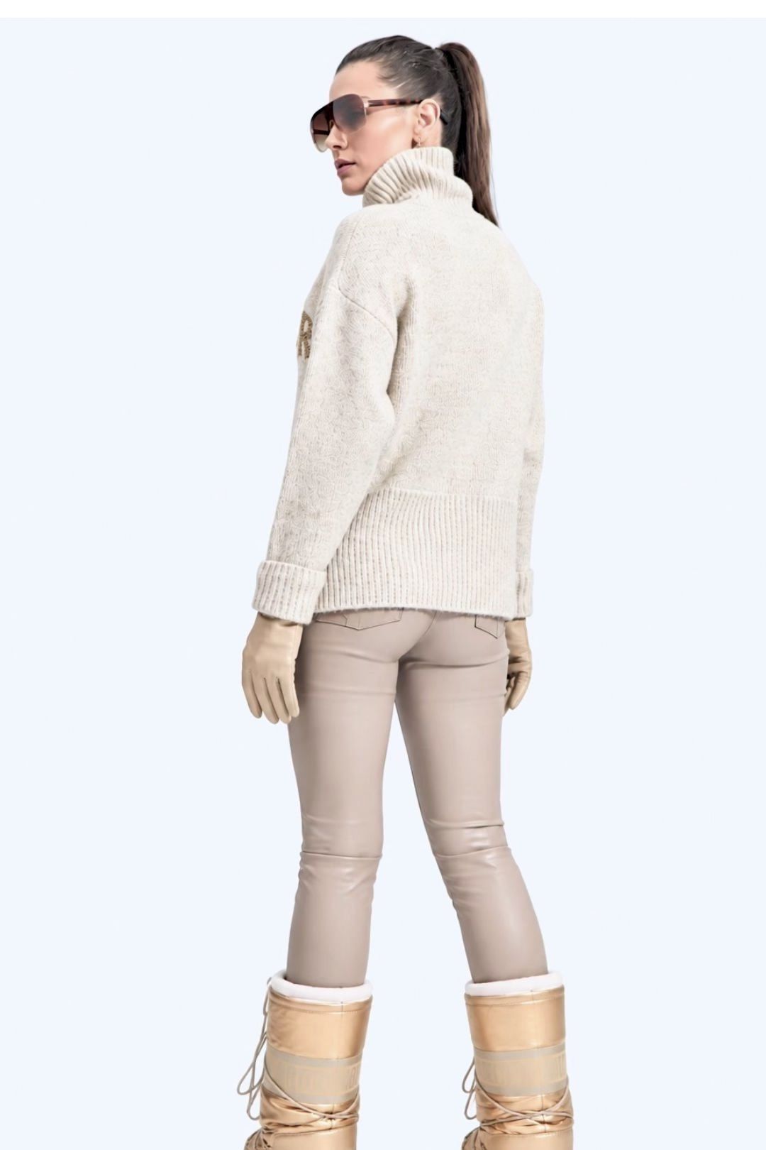 Calça couro Vail