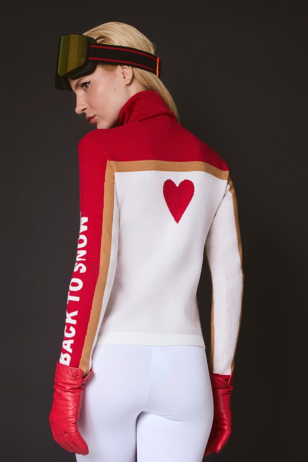Tricot Ski Heart