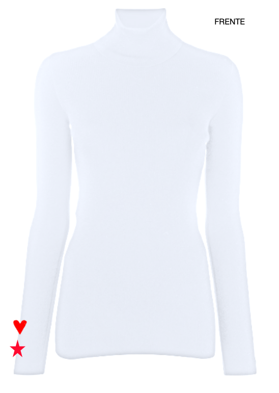 Pre Order - Ref. Malu 11  Blusa térmica ziper Bisous De L'Après Ski Preta com Branco e Vermelho Metalic Infantil