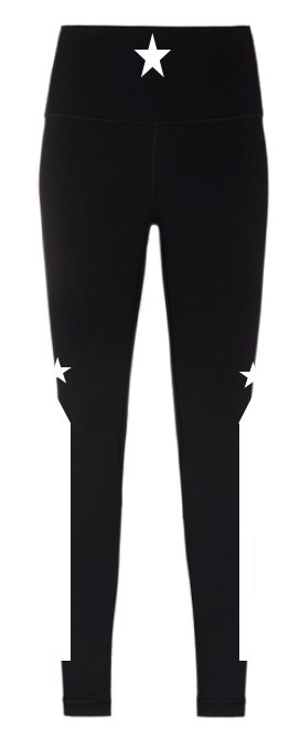 Pre Order - Ref. 20 - Calça Térmica Faixas Stars Preto com Branco