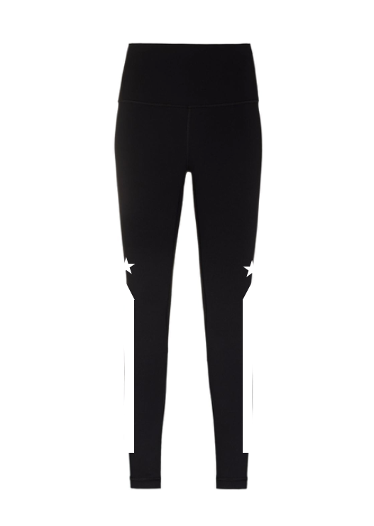Pre Order - Ref. 20 - Calça Térmica Faixas Stars Preto com Branco