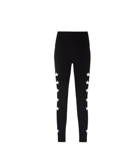 Pre Order - Ref. 17 - Calça térmica Stars Preto com Branco - Infantil