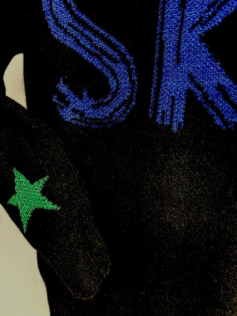 Tricot New Ski Lurex Blue/ Green