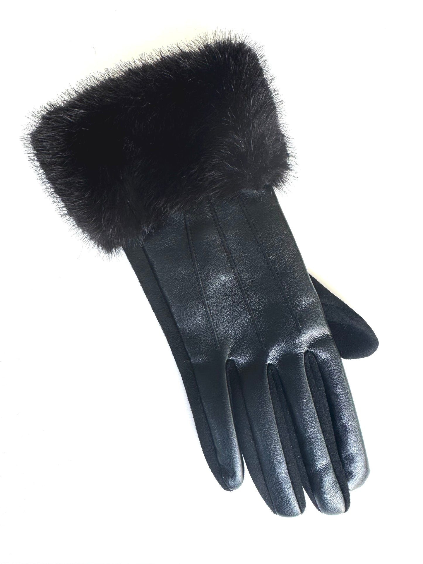 Luva couro Pelinho Vail