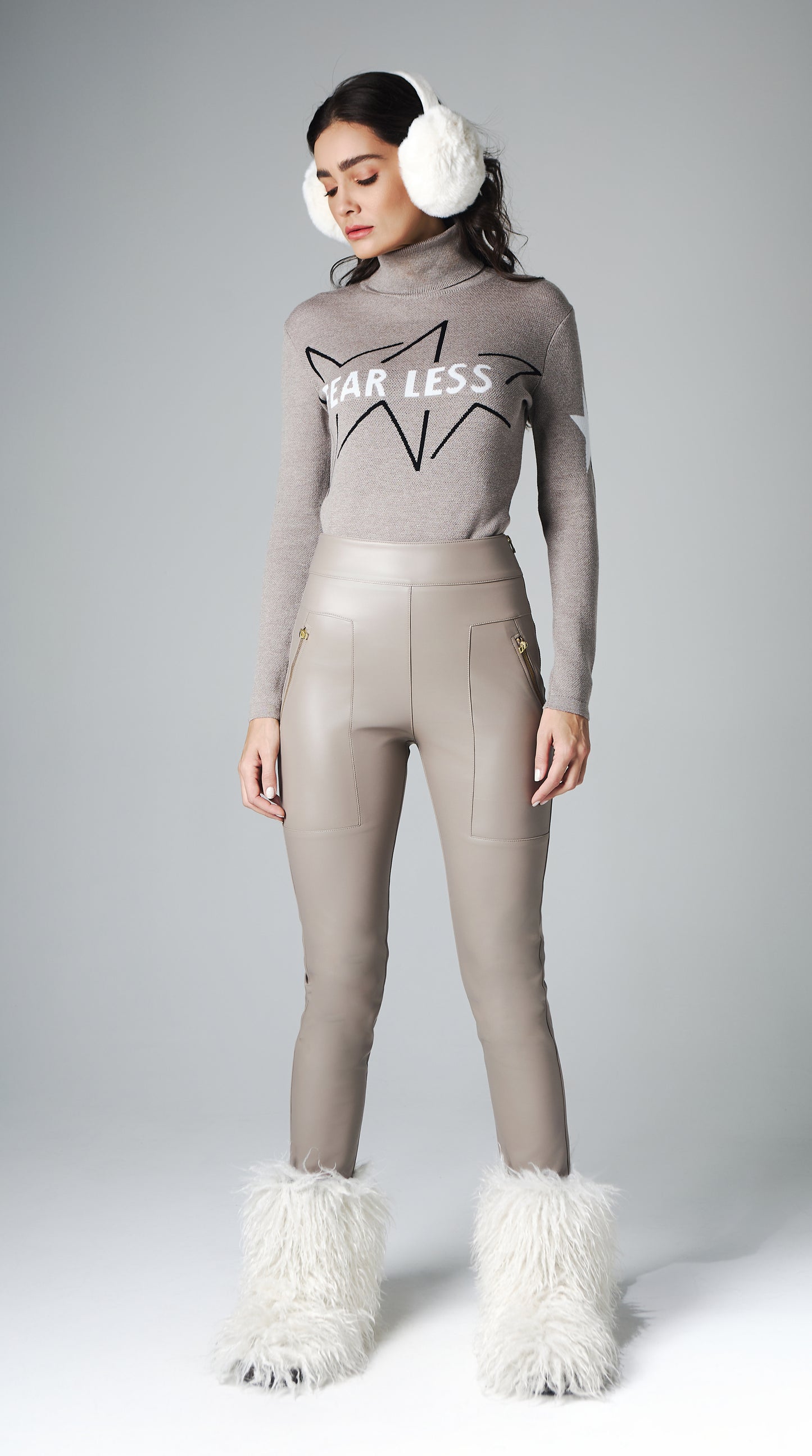 Calça couro Aspen Red