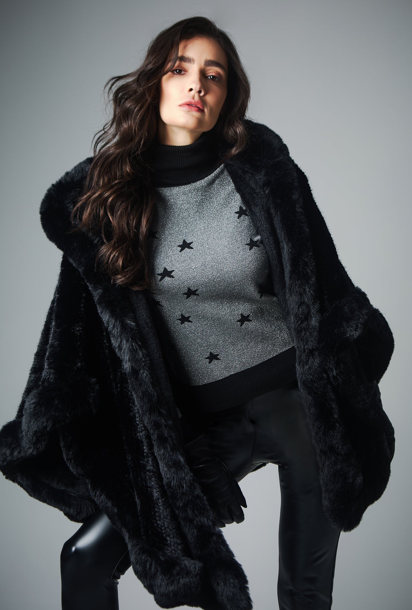 Poncho St Moritz Off White