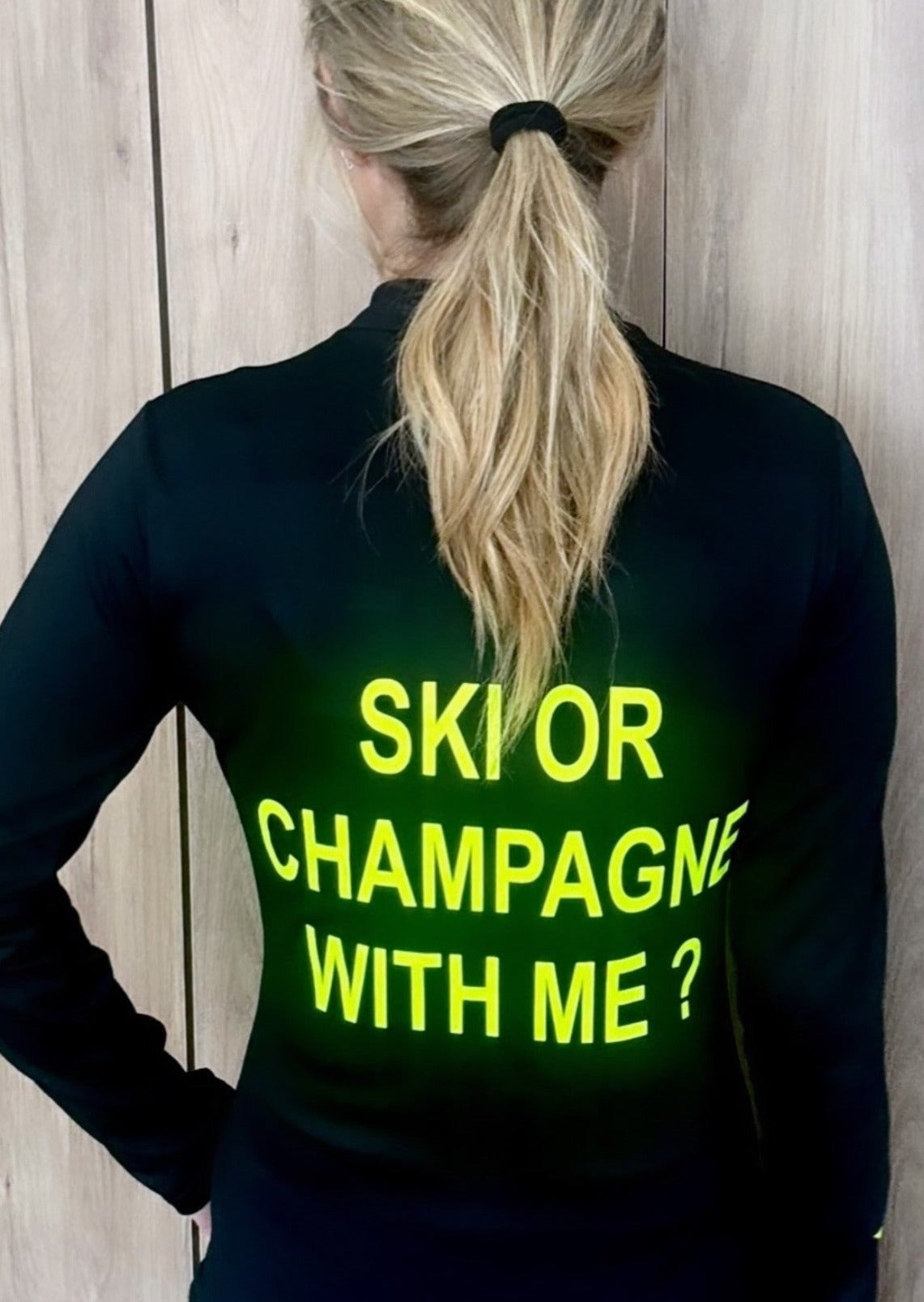 Blusa Térmica Ski Or Champagne With Me